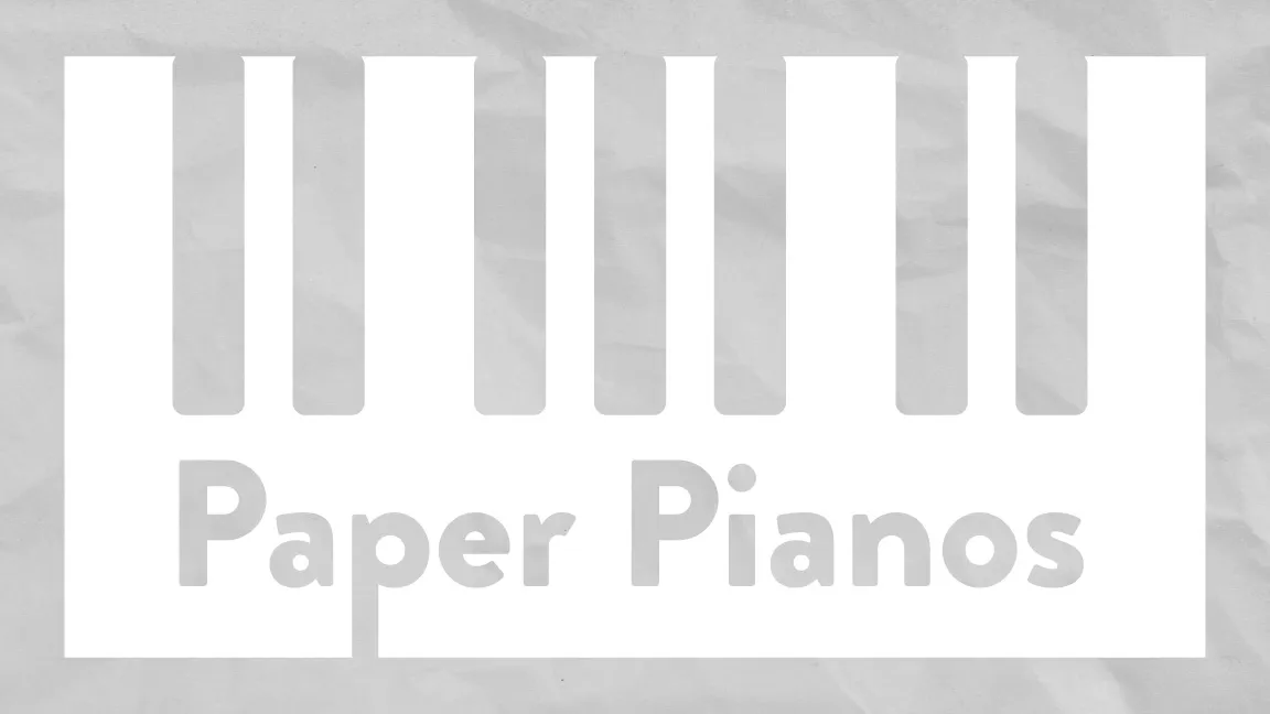 Piano keys, Paper Pianos